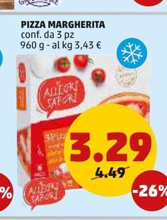 PENNY Pizza margherita conf da 3 pz offerta