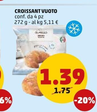 PENNY Croissant vuoto offerta