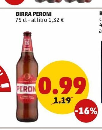 PENNY Birra peroni 75 cl offerta