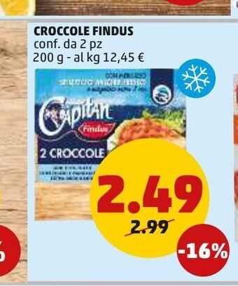 PENNY Croccole findus offerta