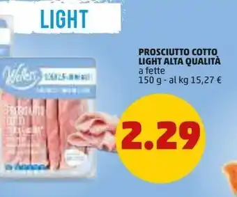 PENNY Prosciutto cotto light alata qualita a fette offerta