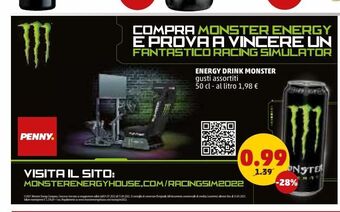 PENNY Energy drink  monster offerta