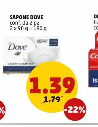 PENNY Sapone dove conf da 2 pz offerta
