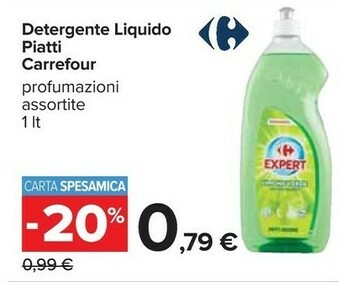 Carrefour Carrefour Detergente Liquido Piatti offerta
