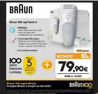 Expert Braun Silk - Epil Serie 5 offerta