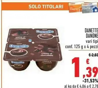 Conad danone danette offerta