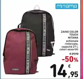 Spazio Conad Zaino color touch mitama offerta