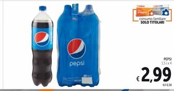 Spazio Conad Pepsi 1,5 l x 4 offerta