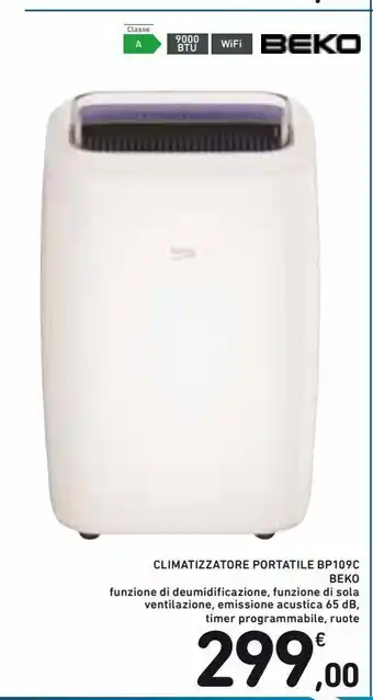 Spazio Conad Climatizzatore portatile bp109c beko offerta