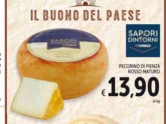 Spazio Conad Pecorino di pienza rosso maturo offerta