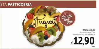 Spazio Conad Torta auguri offerta