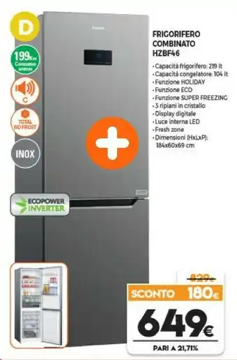Expert Zoppas HZBF46 offerta