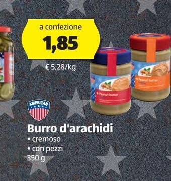American burro di arachidi 350 g