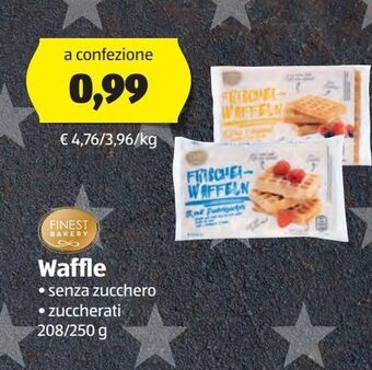 ALDI Finest bakery waffel offerta