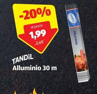ALDI Tandil alluminio 30 m offerta