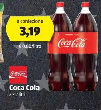 ALDI Coca-cola 2 x 2 litri offerta