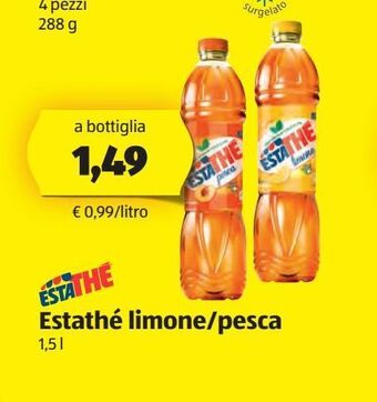 ALDI Estathé limone / pesca 1.5 l offerta