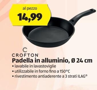Crofton padella in alluminio 24 cm