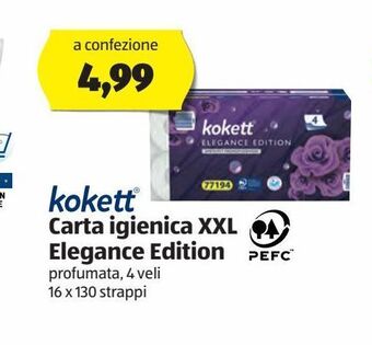 ALDI Kokett carta igienica xxl offerta