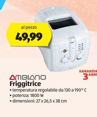 ALDI Ambiano friggitrice offerta