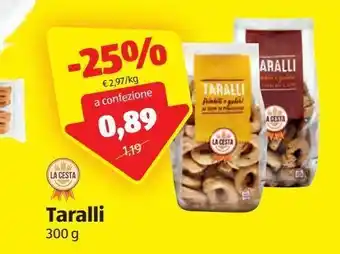 ALDI La cesta taralli 300g offerta