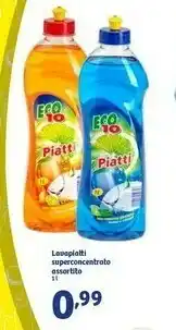 In'S Mercato Eco 10 Lavapiatti Superconcentrato Assorliko offerta