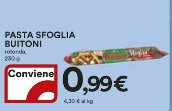 Ipercoop Buitoni Pasta sfoglia offerta