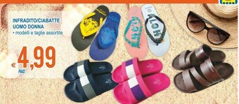 MD Discount Infradito/ciabatte Uomo Donna offerta