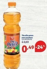 In'S Mercato Get up Thè Alla Pesca Zero Zuccheri 1500 G(ml) offerta