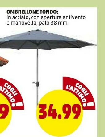 PENNY Penny Market Ombrellone Tondo offerta