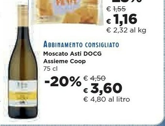 Coop Coop Moscato Asti Docg Assieme 75 Cl offerta