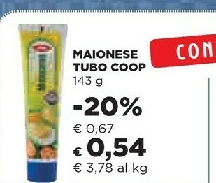 Coop Coop - Maionese 143 G(ml) offerta