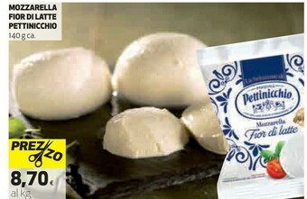 Coop Pettinicchio Pettinichio Mozzarella Fior Di Latte offerta