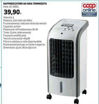 Coop Termozeta Raffrescatore Ad Aria AC-168DL offerta