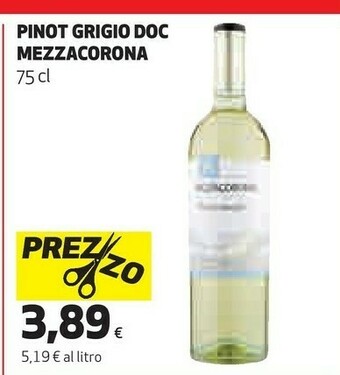 Coop Mezzacorona Pinot Grigio Doc offerta