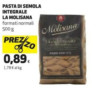 Coop La Molisana Pasta Di Semola Integrale offerta