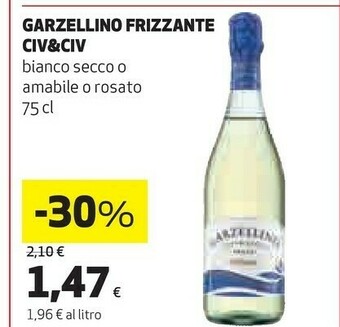 Coop Garzellino Civ&civ Frizzante offerta