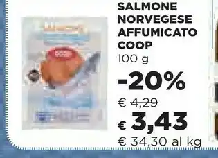 Coop Coop - Salmone Scozzese Affumicato 100 G(ml) offerta