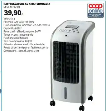 Coop Termozeta Raffrescatore Ad Aria AC-168DL offerta