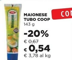 Coop Maionese offerta