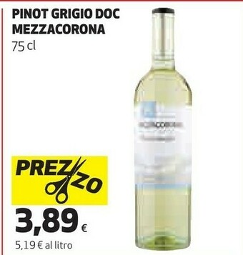Coop Mezzacorona Pinot Grigio Doc offerta