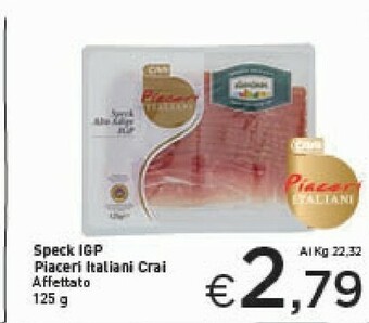 Crai Speck offerta