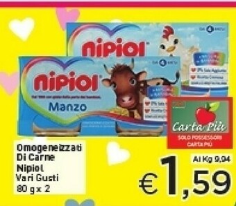 Crai Nipiol Omogeneizzati offerta