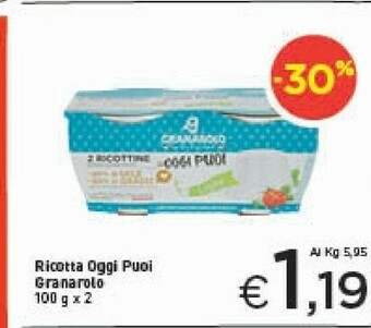 Crai Granarolo Ricotta offerta