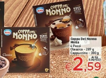 Crai Motta Coppa del Nonno offerta