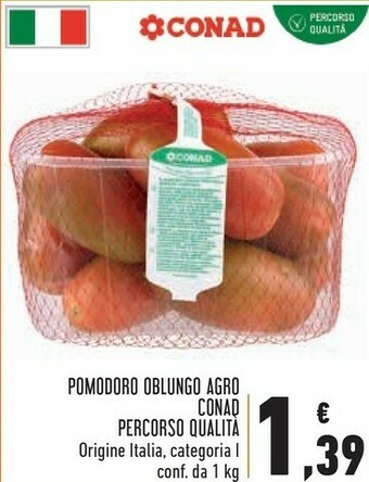 Conad Conad Pomodoro Oblungo Agro Percorso Qualità offerta