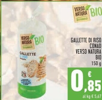 Conad - Gallette Di Riso Verso Natura Bio 150 G(ml)