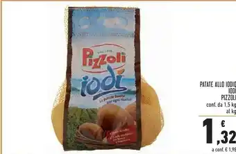 Conad Pizzoli Pizzoli - Patate Iodì 1500 G(ml) offerta