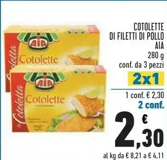 Conad Aia Cotolette Di Filetti Di Pollo offerta