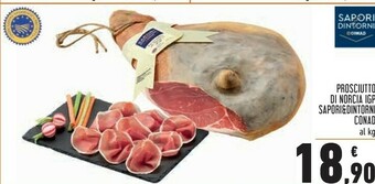 Conad Conad Prosciutto Di Norcia Igp offerta